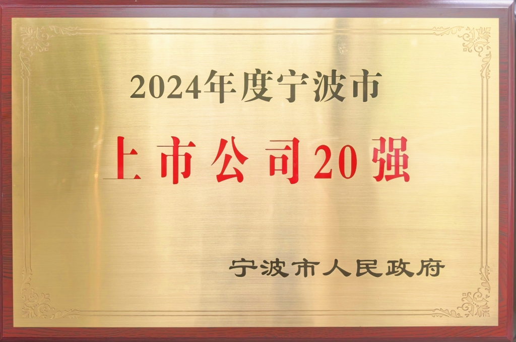 广发在线（中国）股份荣登“2024宁波上市公司20强”榜单